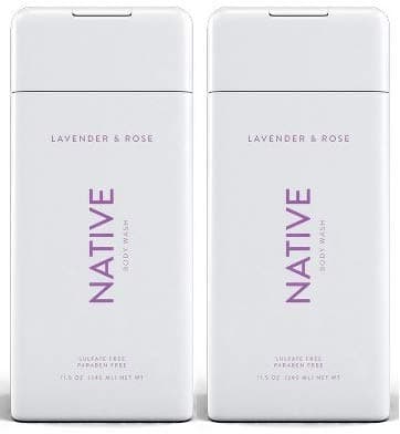 Konipl TKK Native Body Wash - Lavender & Rose 11.5 oz (340ml) - 2-PACK