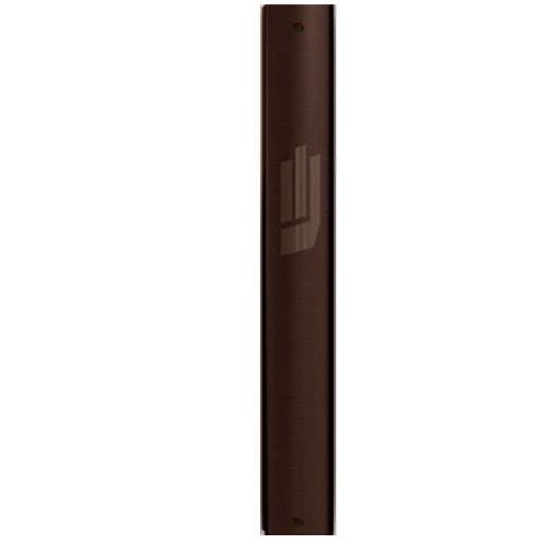 Curved and Sandblasted Bronze 5" Mezuzah Holder