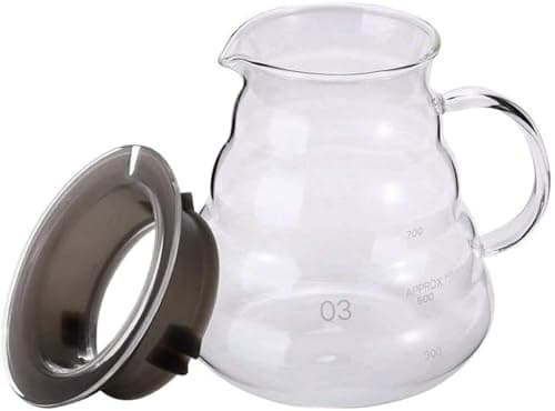800ml Clear Glass Range Coffee Server,Standard Glass Coffee Carafe, Coffee Pot
