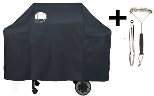 Texas Grill Covers 7573 | 7106 Including Brush and Tongs - Select from a Wide Range of Premium Cover for Weber Gas Grills. (Spirit 300)