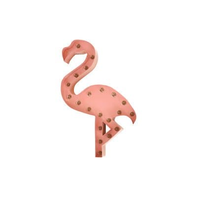 Iconics Pink Flamingo Marquee Light Garden Stake