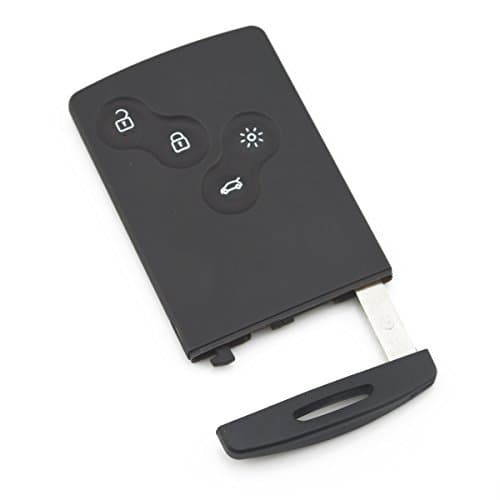 RENAULT Laguna Koleos Remote Smart Card BK Leather Texture Silicone Cover