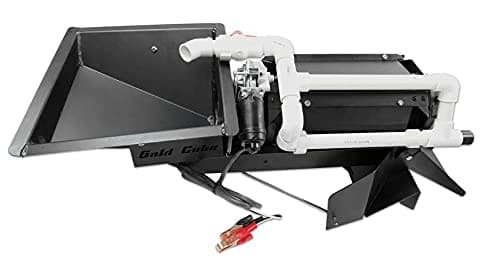 Gold Cube Trommel with Adjustable Pitch and Low Energy 12V Gear Motor