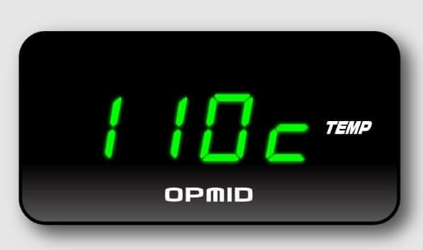 Digital Engine/Head Temperature Gauge w/Volt Meter (Plug-n-Play) for 2013-2020 GROM/GROM SF / 2019-2021 Monkey / 2021-2022 CT125