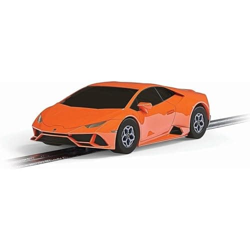 Scalextric Micro Lamborghini Huracan EVO Orange 1:64 Slot Race Car G2213,Light Lilac