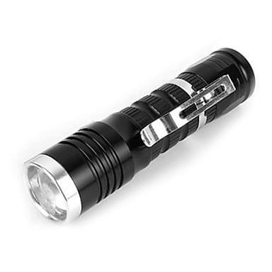 ZHISHUNJIA B26 80lm 1 x LED White Light Telescopic Zooming Flashlight (80LM,1 x 14500,Black)