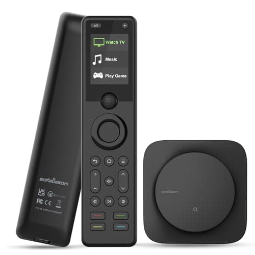 SofaBaton Universal Remote, All in One Universal Remote Control with Hub & APP, One-Touch Activities, Compatible with 60+Devices, IR/Bluetooth/WiFi/Alexa/Google Assistant, Raise to Wake (X1S Remote)
