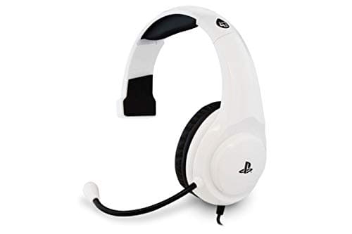 Officially Licensed 4Gamers PRO4 Chat Gaming Headset for Sony Playstation 4 PS4 - White/Black (PS4)