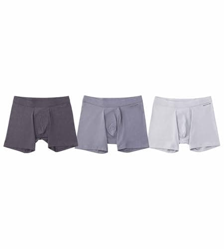 Pair of Thieves Men's Quick Dry Action Blend Boxer Briefs 3 Pack - Moisture-Wicking & Breathable for All-Day Comfort