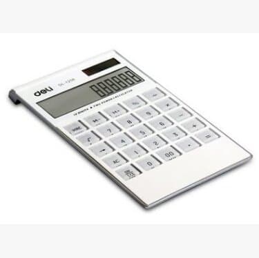 EllisKo Calculator Ultra Thin Card Calculator Cute Creative Straight Board Computer Transparent Large Button