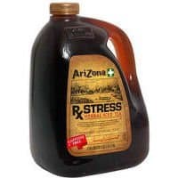 Arizona Decaf RX Stress Herbal Tea (4 PACK)(CAFFEINE FREE) (Item Size: 128 OZ.)(Case Contains: 512 OZ)