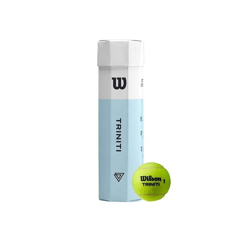 Triniti All Court Tennis Ball 100% Recyclable Sleeves - 3 Ball Can in Multi-Packs (2-24 Cans Available)