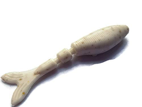 3X FLOATING Soft Lures 3.35" Jig Heads Drop Shot Perch Pike Fishing Bait