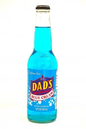 DAD'S BLUE CREAM SODA - 12 Ounce bottles - (Pack of 12)