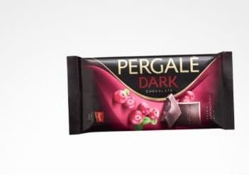 Dark chocolate PERGALĖ with cranberry pieces 220 g / 7.76 Ounce