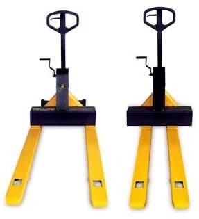 Yellow Jack-It Adjustable Pallet Truck