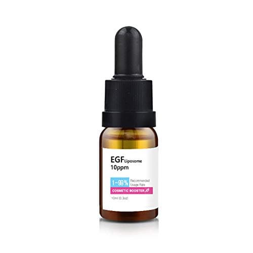 [ EGF Liposome 10ml ] Cosmetic Ingredient - EGF Liposome 10ppm ampoule 10ml(0.34 fl. oz) | Cosmetic Grade | Skin Repair & Boosts the synthesis of collagen & Anti Wrinkle
