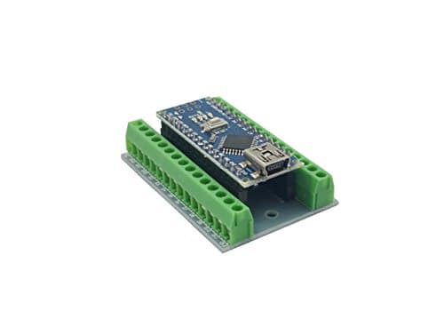 [initeq] MiniUSB CH340G Microcontroller Development Board with Screw Terminal Breakout Board Expansion Shield (Requires Soldering)