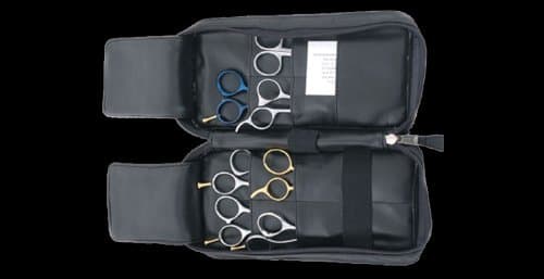 Shear Case Holds Eight 10" Shears - Blck Leather KEL8 Brand New