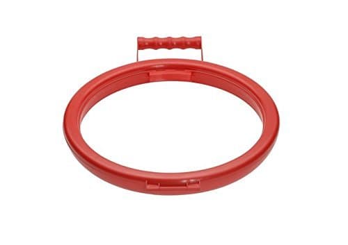 COLOURED HANDY HOOP/RING, BLACK SACK, BIN BAG HOLDER, REFUSE BAG HOLDER (Red)