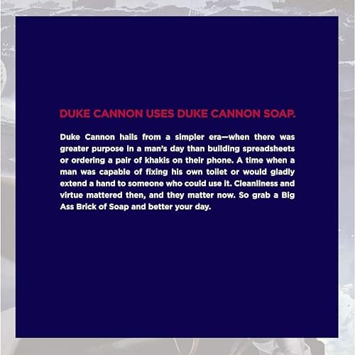 Duke Cannon Men's Bar Soap - 10oz. Big American Brick Of Soap By Duke Cannon - Naval Triumph
