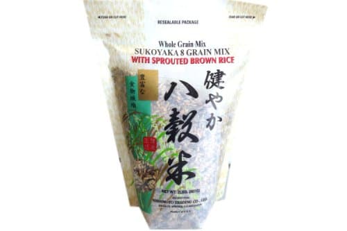Sukoyaka 8 Grain Mix w/ Sprouted Brown Rice Whole Grain Mix in 32oz (907g) [Pack of 1]