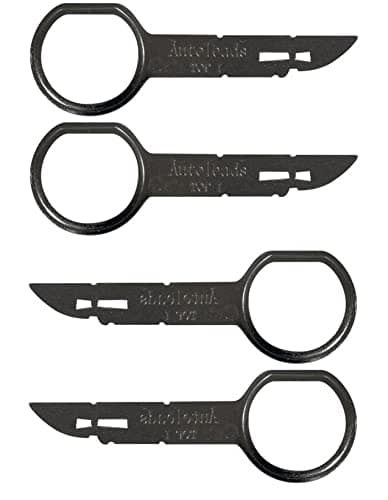 Car CD Radio Removal Release Keys Stereo Extraction Tools Pins Two Pair TO FIT 6000CD 6006CD