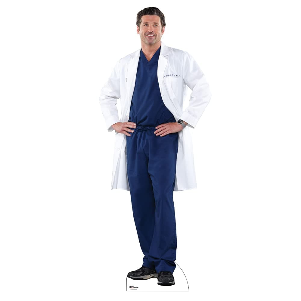 Grey's Anatomy Derek Shepherd Cardboard Cutout Standee - Officially Licensed