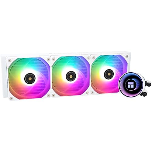 Thermalright Frozen Notte 360 WHITE ARGB V2 Water Cooling CPU Cooler, 360 CPU Cooler Specifications, 3×120mm PWM Fans, S-FDB Bearings, Suitable for AMD/AM4, Intel LGA 1700/1150/1151/1200/2011/2066