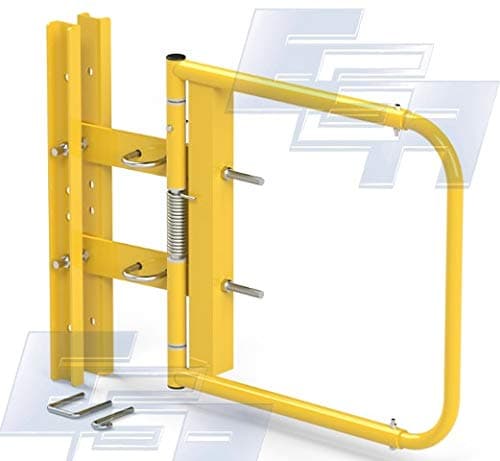 Industrial Swing Gate (24-40" Wide) by EGA Products, [Made in USA], Self-Closing Safety Gate