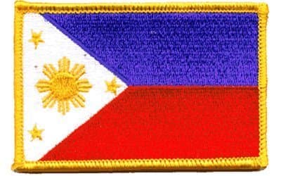 Philippines iron-on embroidered patch by Innovative Ideas