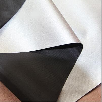 Do4U Waterproof silver and black Shading cloth Sunshade Cloth, Indoor Blackout Curtains, Silver Blackout Curtains, Balcony Sunscreen Thermal Insulation Cloth(3 yards, Black)(3 yards, Black)