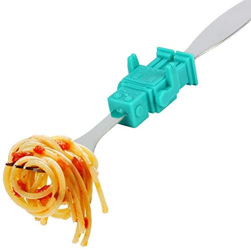 KidsFunwares Robot Meal Time PP Dinnerware Set, Portion Control Divided Plate