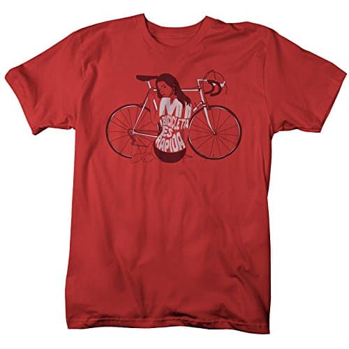 Endurance Conspiracy Mens (James Bond Inspired) Cycle T Shirt Live & Let Ride Red Cotton, Jersey Crew Neck