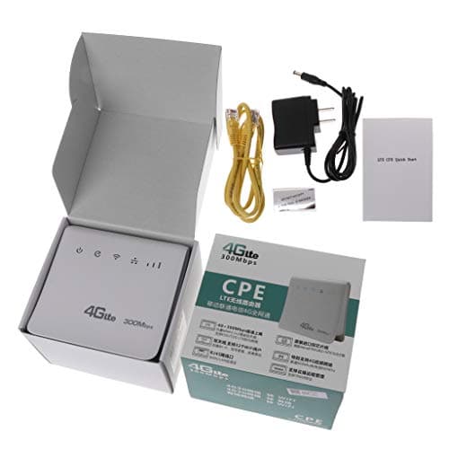 Unlocked 300Mbps 4G LTE CPE Mobile WiFi Wireless Router with LAN Port SIM Slot by Aiyouxi