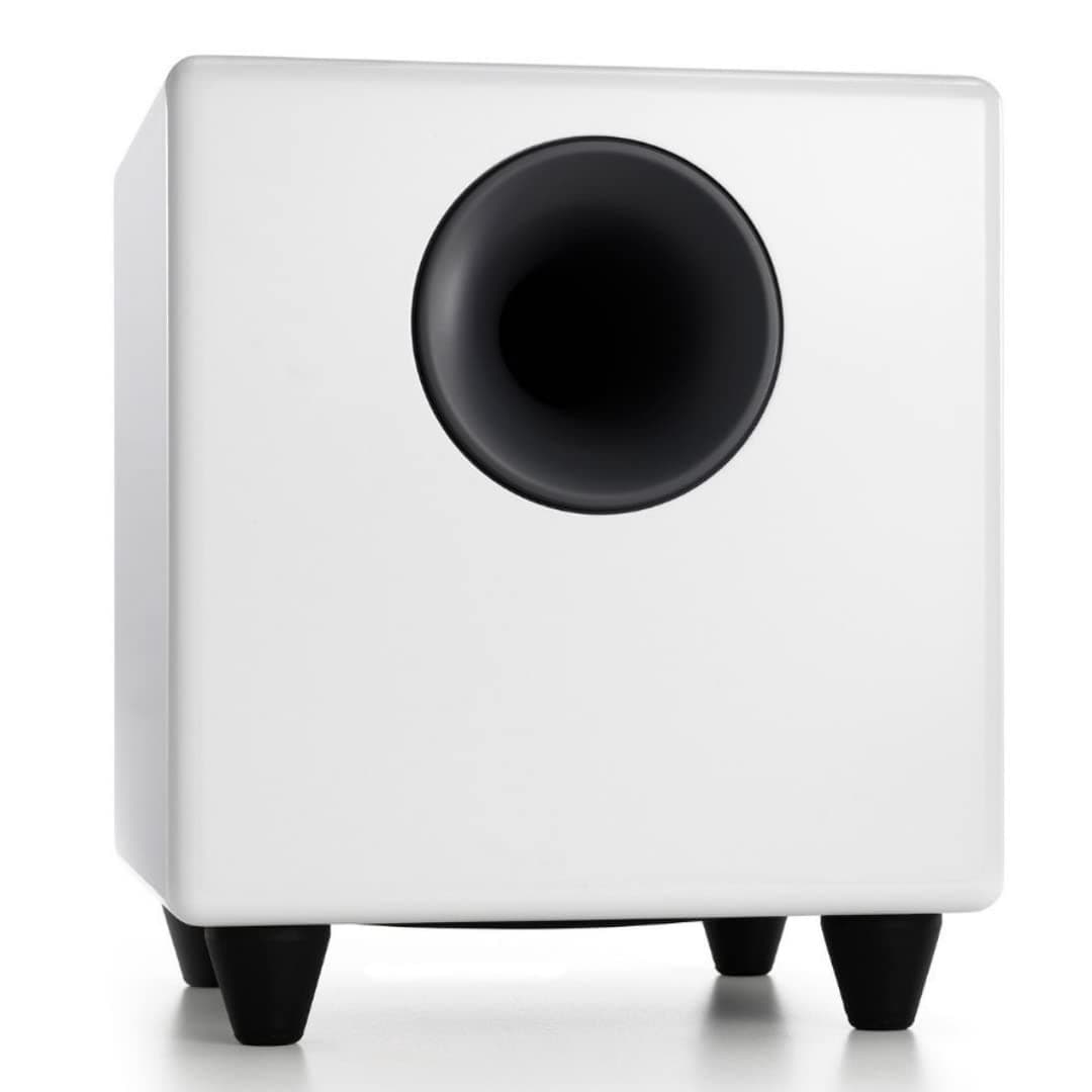 Audioengine S8 250W Powered Subwoofer, Built-in Amplifier (White)