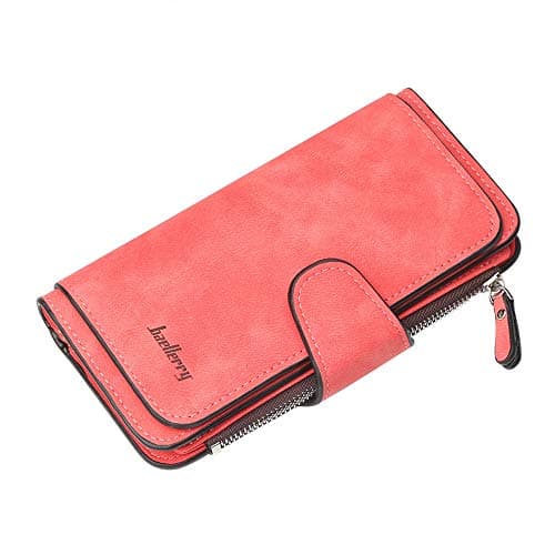Womens Long Wallet Leather Clutch Purse Ladies Card Holder