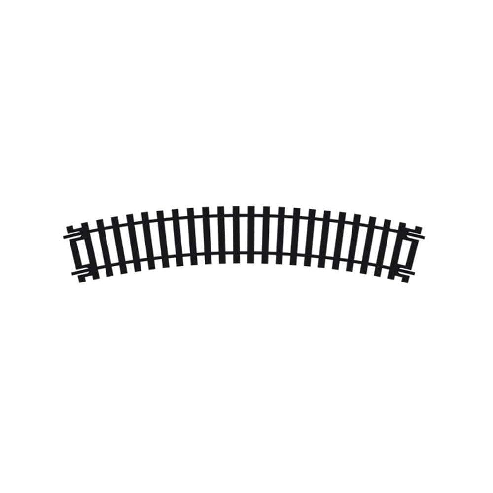 Hobby Train Tracks - R606 2nd Radius Curve, 22.5-Degree, 438mm Track Pieces - Small Scale Model Accessories for Train, Electric Railroad Supplies with HO/OO Gauge Compatibility, curved Tracks