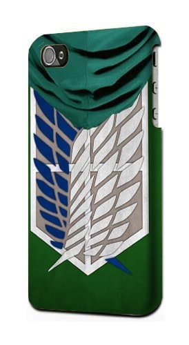 Attack on Titan Survey Corps Cloak Snap on Plastic Case Cover Compatible with Apple iPhone SE