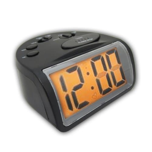 RadioShack Big Digit Alarm Clock Backlit, Snooze - Black 630-0245
