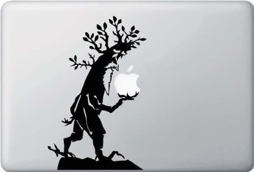 Yadda-Yadda Design Co. Tree Ent - MacBook or Laptop Decal - (5in Width x 7.75in Height)