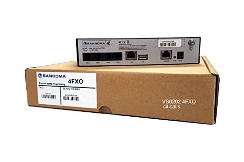 Vega VS0202 60G-0004 4 Port FXO SIP T.38 Analog VoIP Gateway