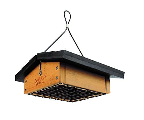 Nature's Way Bird Products BWF2 Bamboo Suet Upside-Down Bird Feeder
