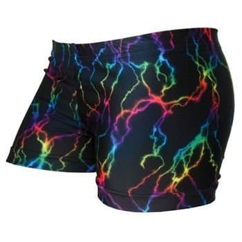 Gem Sports Lightning Volleyball Spandex Shorts - SIZE: Medium
