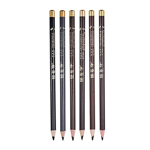 CTB 6Pcs 6 colors Eyebrow Enhancer Pencil 100% Sweat &Waterproof Eye Brow Pen Makeup Set