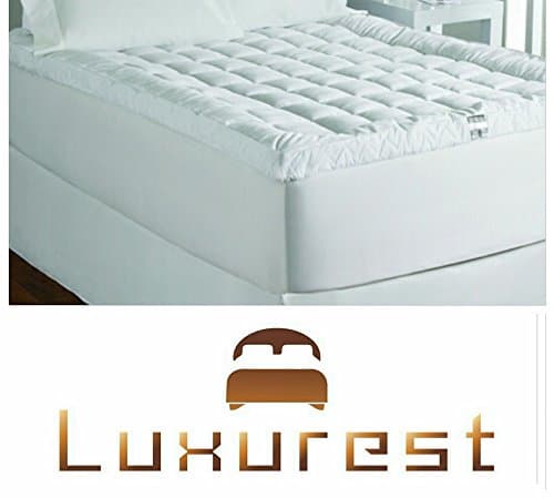 Mattress Pad | Pillow Top Mattress Topper | This Luxurious 400 Thread Count Mattress Pad is a Perfect Combination of Comfort and Support to Improve Your Current Mattress and Quality of Sleep.