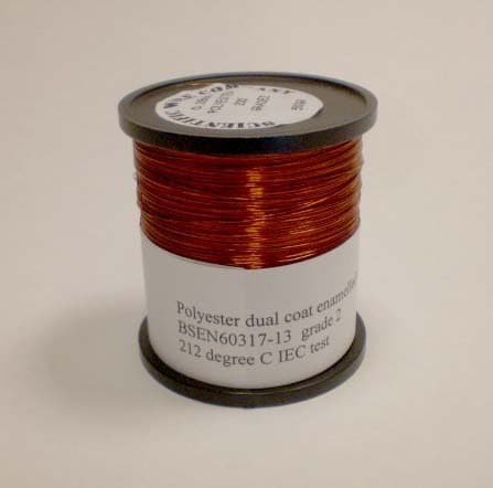 ENAMELLED COPPER MAGNET WINDING WIRE 0.85mm DIAMETER - 500grams