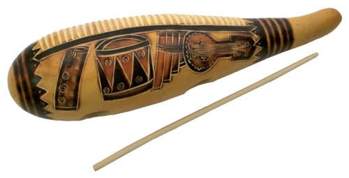 Hand-Decorated Gourd Guiro