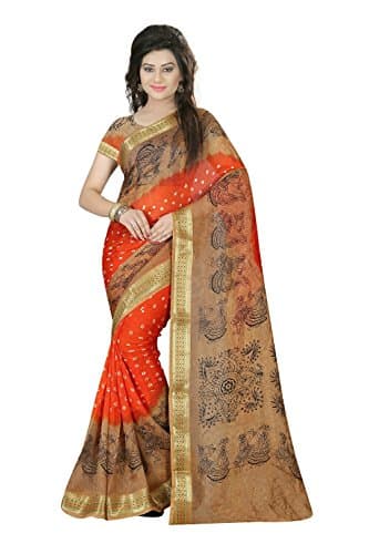 Skyzone Group Cotton Silk Saree (Ffsaja01_Multi Color)