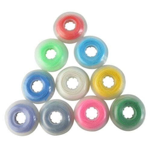 Orthodontics Dental Power Elastic Chain Ultra Power Chains Rubber Spool Continuous Type Size Oral Hygiene Length 15 Feet, 10 Colors(Pack of 10)